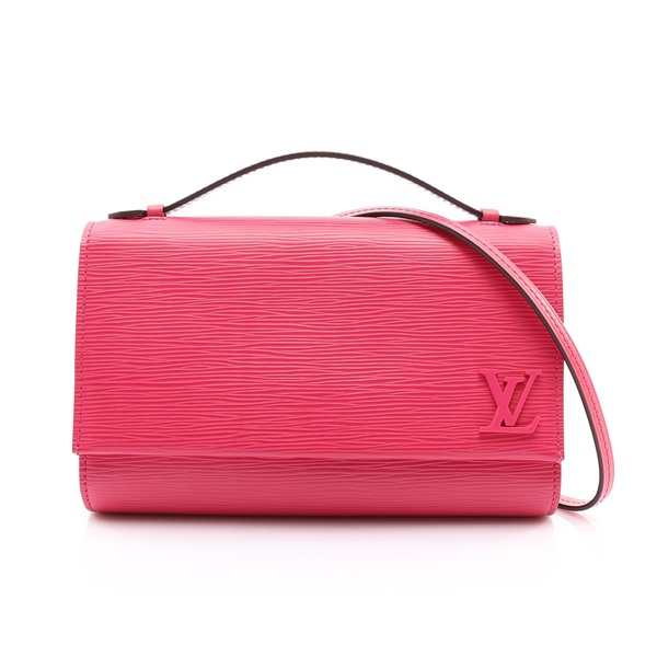 粉色 EPI 水波紋 牛皮 Clery 肩背包【LOUIS VUITTON LV 路易威登】