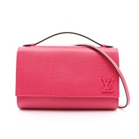 粉色 EPI 水波紋 牛皮 Clery 肩背包【LOUIS VUITTON LV 路易威登】