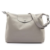 灰色 牛皮 Le Pliage Xtra 肩背包【Longchamp 瓏驤】 10189987P55