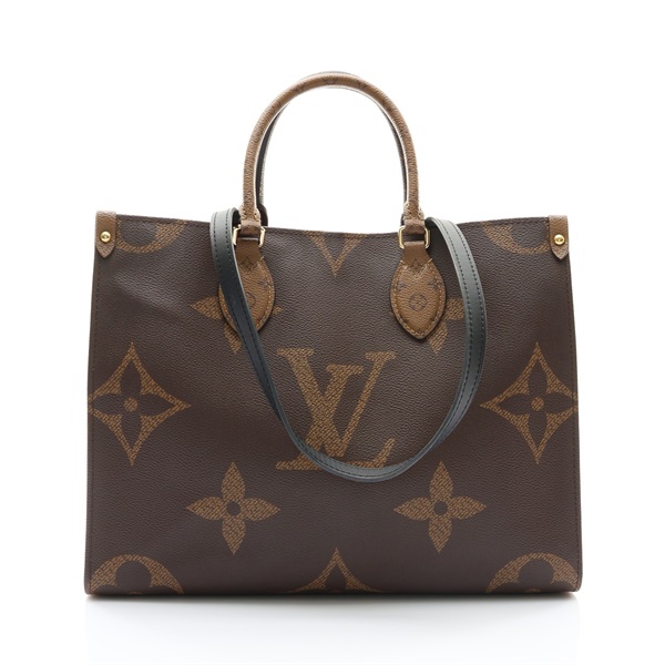 OnTheGo MM 兩用包 棕色 原花帆布【LOUIS VUITTON LV 路易威登】 M45321