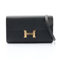 Constance To Go Wallet 肩背包 黑色 Epsom牛皮 Y刻 金釦【HERMES 愛馬仕】