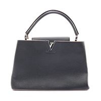 黑色 牛皮 Capucines MM 手提包【LOUIS VUITTON LV 路易威登】 M48864