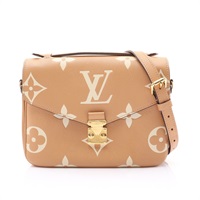 棕色 原花 牛皮 壓紋 Pochette Metis 兩用包【LOUIS VUITTON LV 路易威登】 M45809