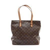 Cabas Mezzo 肩背包 棕色 原花帆布【LOUIS VUITTON LV 路易威登】 M51151
