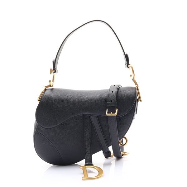 黑色 牛皮 Saddle 兩用包【Dior 迪奧】 M0455CBAA