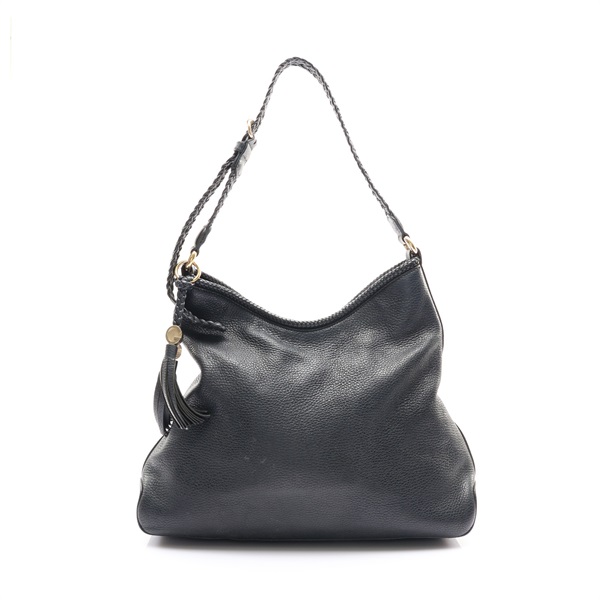 Marrakech 肩背包 黑色 牛皮【GUCCI 古馳】 336659
