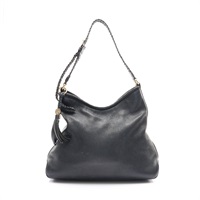 Marrakech 肩背包 黑色 牛皮【GUCCI 古馳】 336659