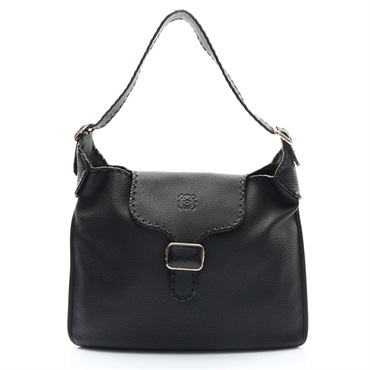 Granada 肩背包 黑色 牛皮【LOEWE 羅威】