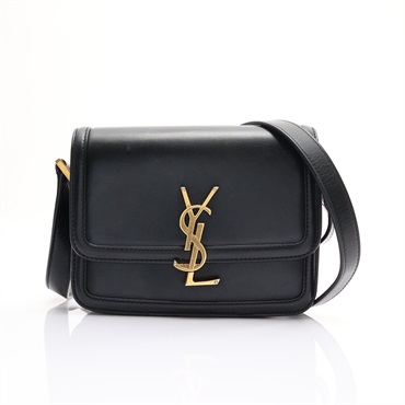 黑色牛皮 Solferino 肩背包【SAINT LAURENT YSL 聖羅蘭】 634306