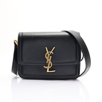 黑色牛皮 Solferino 肩背包【SAINT LAURENT YSL 聖羅蘭】 634306