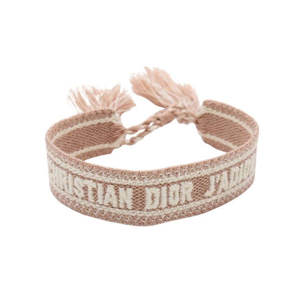 Dior 迪奧 Christian Dior J'Adior 手環 粉色 編織棉布 B0961ADRCO_D887