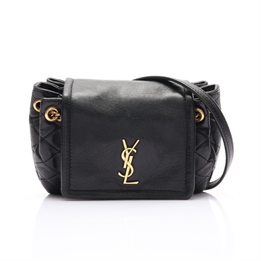 黑色 羊皮 Nolita Mini 肩背包【SAINT LAURENT YSL 聖羅蘭】 672738