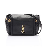 Mini Nolita 羊皮 黑色 肩背包【SAINT LAURENT YSL 聖羅蘭】 672738
