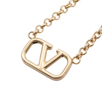 Valentino 范倫鐵諾 VLogo Signature 項鍊 金色鍍金 3Y2J0Q66MET