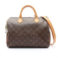 Speedy Bandouliere 30 兩用包 棕色 原花帆布【LOUIS VUITTON LV 路易威登】 M46980