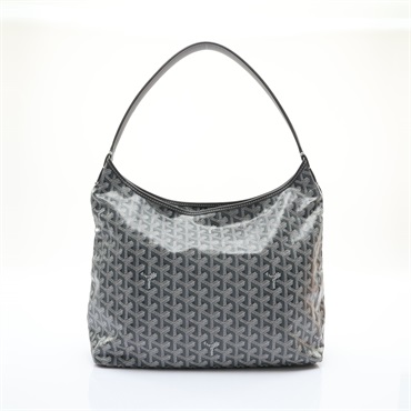 灰色 PVC帆布 BOHEME PM 肩背包 附萬用袋【GOYARD 高雅德】 BOHEMEPMLTY