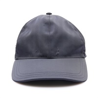 藍色 尼龍 棉質 Re-Nylon 棒球帽 XL【PRADA 普拉達】 2HC274