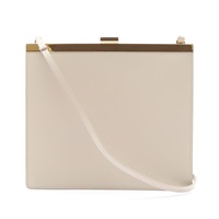 灰色 牛皮 Mini Clasp 肩背包【CELINE 賽琳】 18105 3ASG