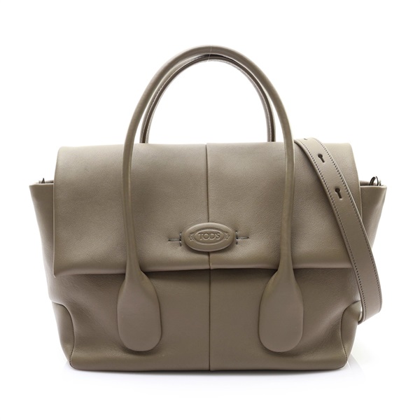 TOD'S 托德斯 兩用包 灰色 牛皮