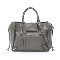 灰色 牛皮 Papier mini 兩用包【Balenciaga 巴黎世家】 35733