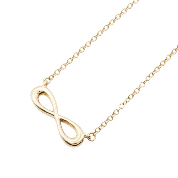 Tiffany & Co 蒂芬妮 Infinity 項鍊 18K黃金