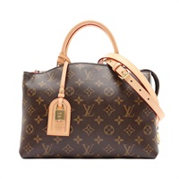 LOUIS VUITTON LV 路易威登 Petit Palais 兩用包 棕色 原花帆布 M45900