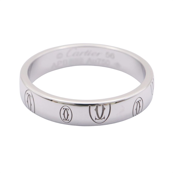 Cartier 卡地亞 Happy Birthday 戒指 56 18K白金 B4050956