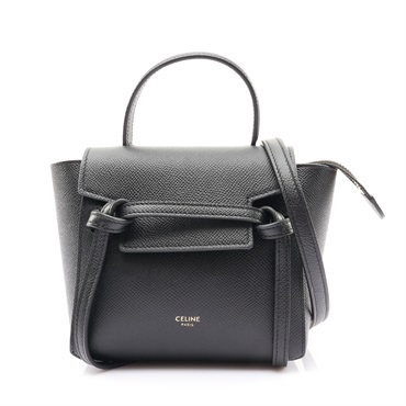 CELINE 賽琳 Pico Belt 肩背包 黑色 牛皮 194263ZVA.38NO