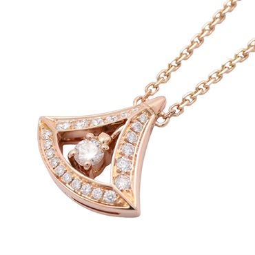 BVLGARI 寶格麗 Divas Dream Diamond 項鍊 18K玫瑰金 鑽石 354363