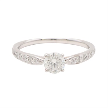 Tiffany & Co 蒂芬妮 Solitaire 戒指 PT950鉑金 鑽石