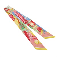 HERMES 愛馬仕 Danse Pacifique Twilly 絲巾 多色絲綢 H063572S 16