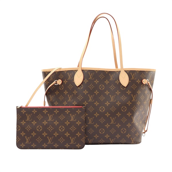 LOUIS VUITTON LV 路易威登 Neverfull MM 肩背包 棕色 原花帆布 M46987 M46987