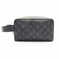 LOUIS VUITTON LV 路易威登 Locker Dopp Kit 手拿包 黑色 原花帆布 M83113