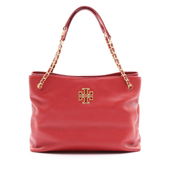 TORY BURCH 湯麗柏琦 Britten 肩背包 紅色 牛皮