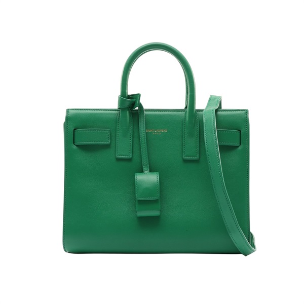 SAINT LAURENT YSL 聖羅蘭 Sac De Jour Nano 兩用包 綠色牛皮 340778
