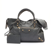 BALENCIAGA 巴黎世家 Giant City 兩用包 灰色 牛皮 281770.1160