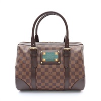 LOUIS VUITTON LV 路易威登 Berkeley 波士頓包 手提包 棕色 棋盤格帆布 N52000