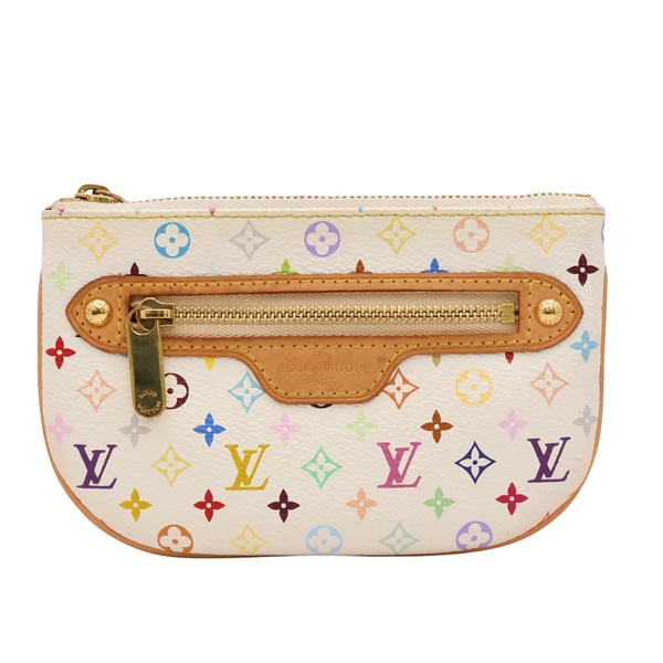 LOUIS VUITTON LV 路易威登 Pochette GM 手拿包 白彩 原花帆布 M60027