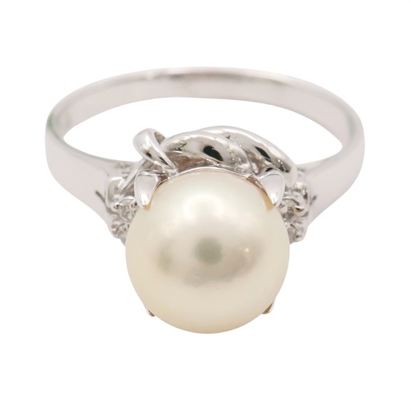 JEWELRY 無品牌珠寶 PT900鉑金 珍珠 戒指 Pearl 4.1g