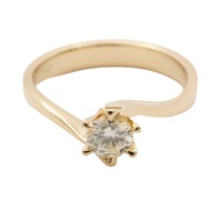 JEWELRY 無品牌珠寶 鑽石 18K黃金 戒指 Diamond 3.0g