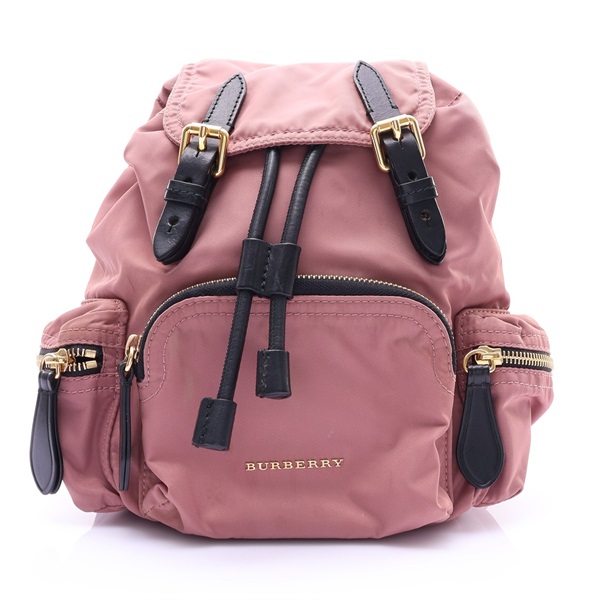 BURBERRY 巴寶莉 The Rucksack 後背包 粉色 尼龍帆布 4075974
