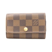 LOUIS VUITTON LV 路易威登 鑰匙包 棕色 棋盤格帆布 N62630 N62630