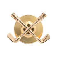Tiffany & Co 蒂芬妮 golf pin 高爾夫球桿造型 胸針 14K黃金