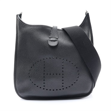 HERMES 愛馬仕 Evelyne 29 肩背包 黑色 TC牛皮 Z刻 H056277CK