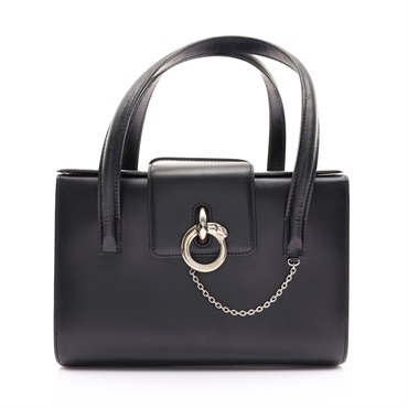 CARTIER 卡地亞 Panther Box 手提包 黑色 牛皮