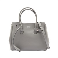 BALENCIAGA 巴黎世家 Hampton Mini Carry All 兩用包 灰色 牛皮 813362 1108