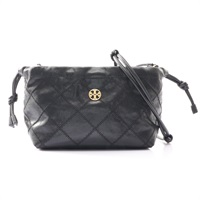TORY BURCH 湯麗柏琦 Willa Drawstring 肩背包 黑色 牛皮 164398