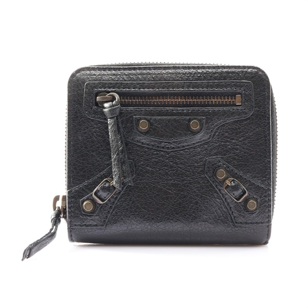 BALENCIAGA 巴黎世家 CLASSIC BILLFOLD bifold 二折短夾 黑色 牛皮 310699