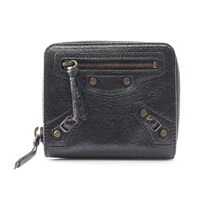 BALENCIAGA 巴黎世家 CLASSIC BILLFOLD bifold 二折短夾 黑色 牛皮 310699