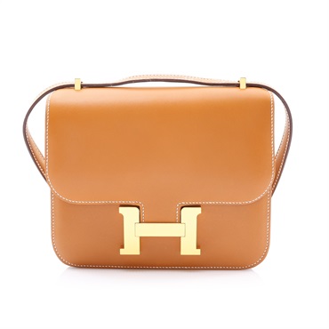 HERMES 愛馬仕 Constance Mini 康康包 肩背包 沙灘金色 Butler牛皮 U刻 金扣 H071888CC21